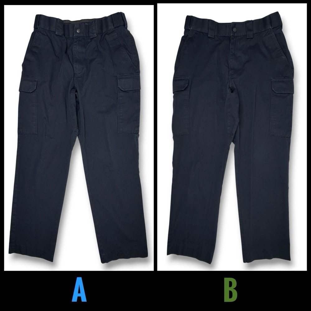 5.11 Tactical LOT‎ of 2 Men PDU Pants 33x31 (Tag 34) Uniform Cargo Blue 74326